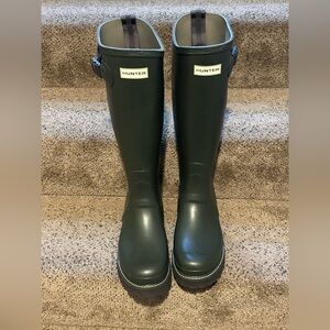 Hunter Balmoral Dark Olive Waterproof Boots